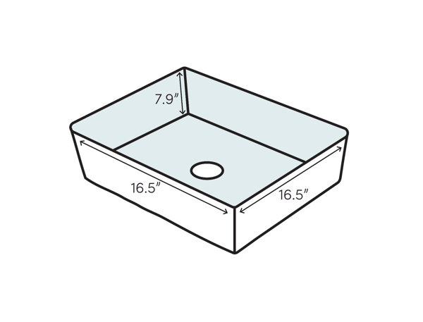 Scarabeo By Nameeks Moon 16.5'' White Ceramic Square